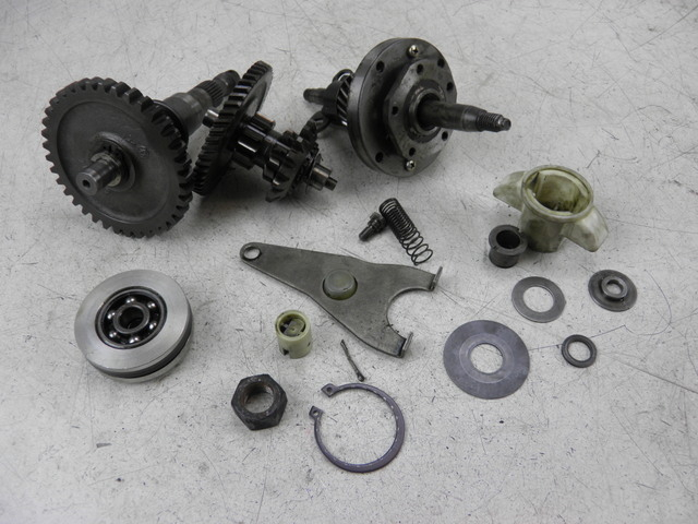 photo de GEARBOX PIAGGIO VESPA PK 80 (1983 - 1996) - Focus on structure
