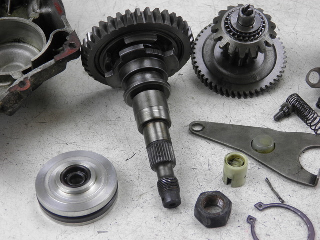 photo de GEARBOX PIAGGIO VESPA PK 80 (1983 - 1996) - Technical close-up