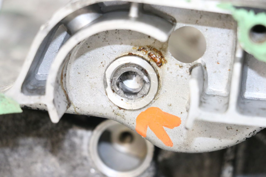 photo de Engine bottom case EUROCKA R8 4T 50 (2013 - 2022) - Fixing points details