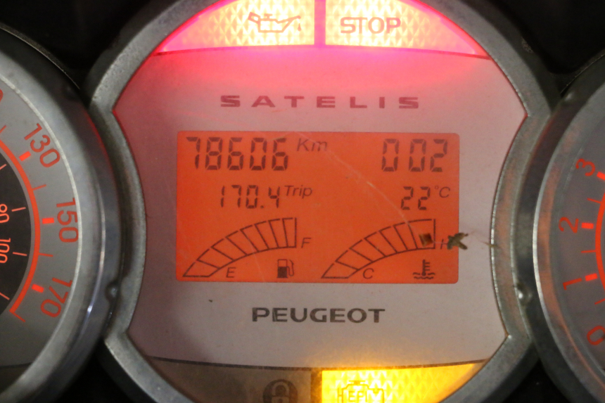 photo de SPEEDOMETER PEUGEOT SATELIS 250 (2006 - 2012) - Product overview