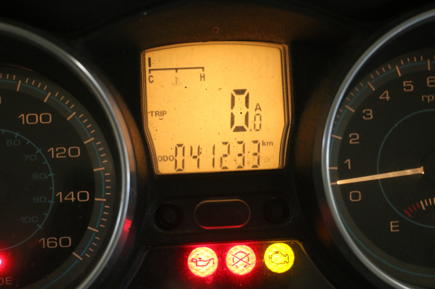 photo de SPEEDOMETER PIAGGIO XEVO - X EVO 125 (2007 - 2017) - Zoom on usage condition