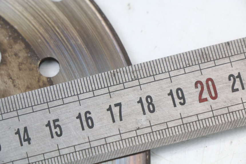 photo de FRONT BRAKE DISC KYMCO AGILITY 4T 50 (2005 - 2018) - Zoom on usage condition