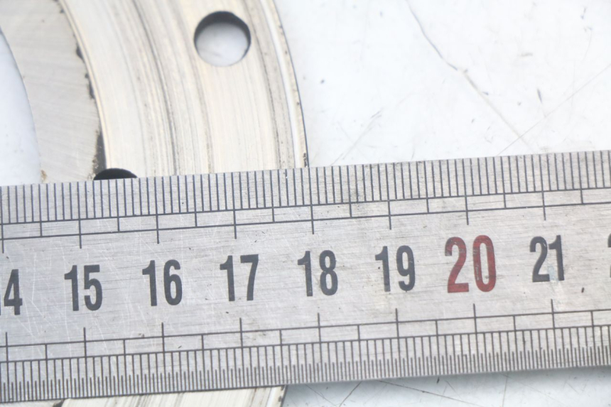 photo de FRONT BRAKE DISC KYMCO AGILITY 4T 50 (2018 - 2022) - Technical close-up