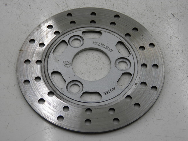 photo de FRONT BRAKE DISC BAOTIAN BT COLLECTOR 50 (2005 - 2013) - Zoom on usage condition