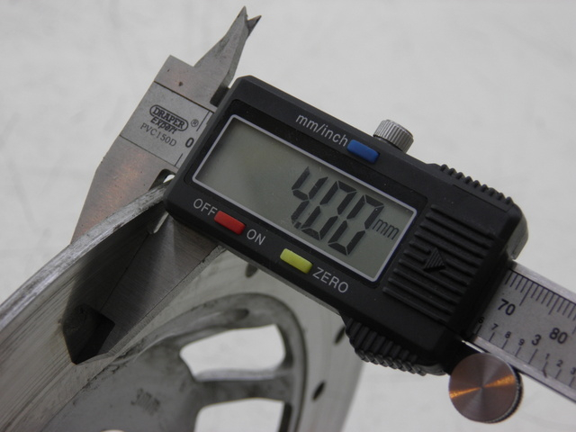 photo de FRONT BRAKE DISC JONWAY RANGER 125 (2006 - 2014) - Zoom on usage condition