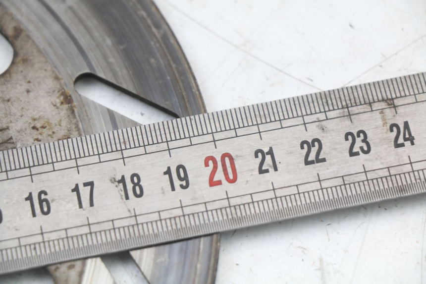 photo de FRONT BRAKE DISC PEUGEOT DJANGO 125 (2014 - 2017) - Alternative perspective