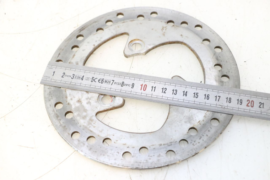 photo de FRONT BRAKE DISC TNT MOTOR ROMA 12' 2T 50 (2007 - 2018) - Technical close-up