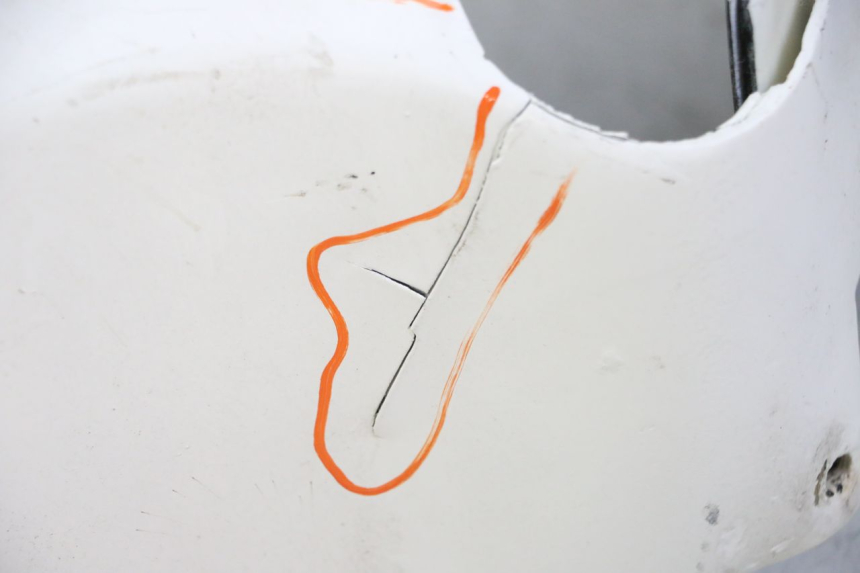 photo de FRONT FENDER YAMAHA FJ 36Y 1100 (1984 - 1985) - Focus on structure