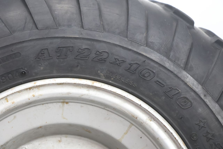 photo de REAR RIM AND TIRE KYMCO MXU R 250 (2004 - 2010) - Detailed visual inspection