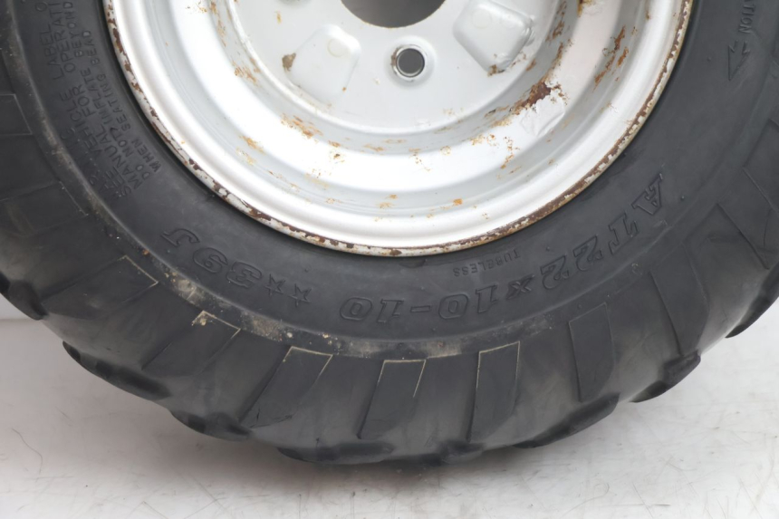 photo de REAR RIM AND TIRE KYMCO MXU R 250 (2004 - 2010) - Zoom on usage condition