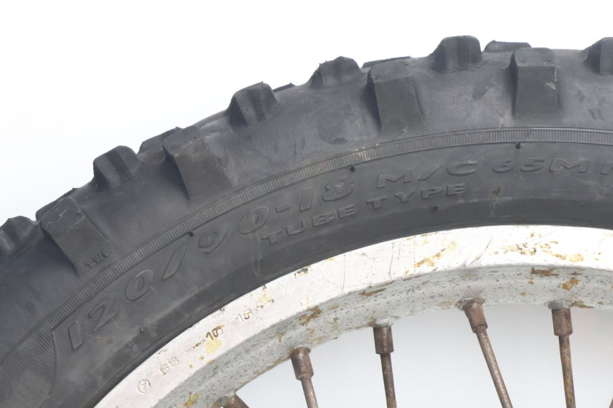 photo de REAR RIM AND TIRE HUSABERG TE 250 (2011 - 2014) - Spare part profile view