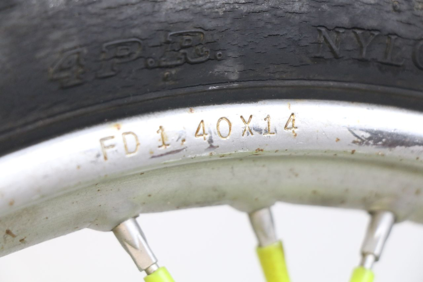 photo de FRONT WHEEL JIANSHE COYOTE 80 - Zoom on usage condition