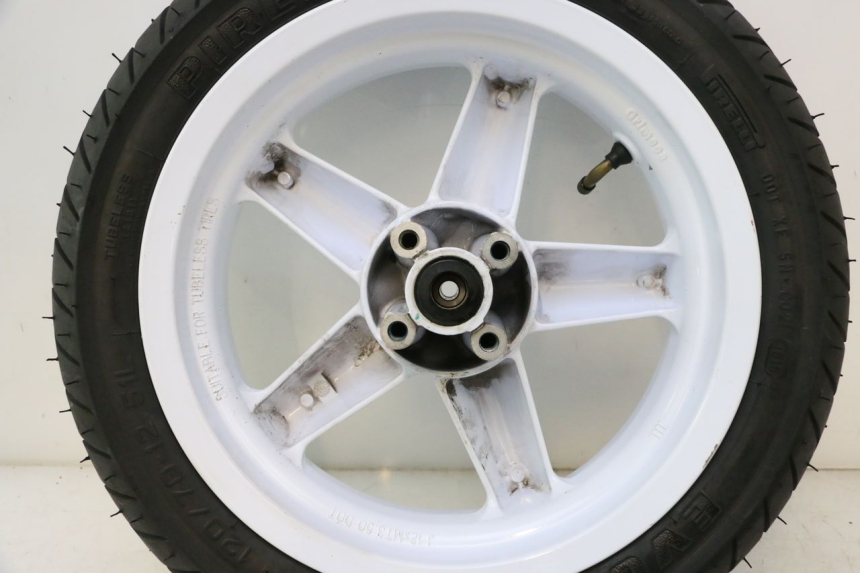 photo de FRONT RIM AND TIRE MBK BOOSTER ROCKET 50 (2004 - 2016) - Additional view of the item