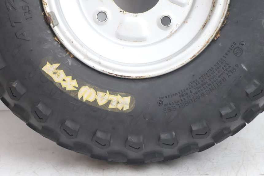 photo de FRONT RIM AND TIRE KYMCO MXU R 250 (2004 - 2010) - Zoom on usage condition