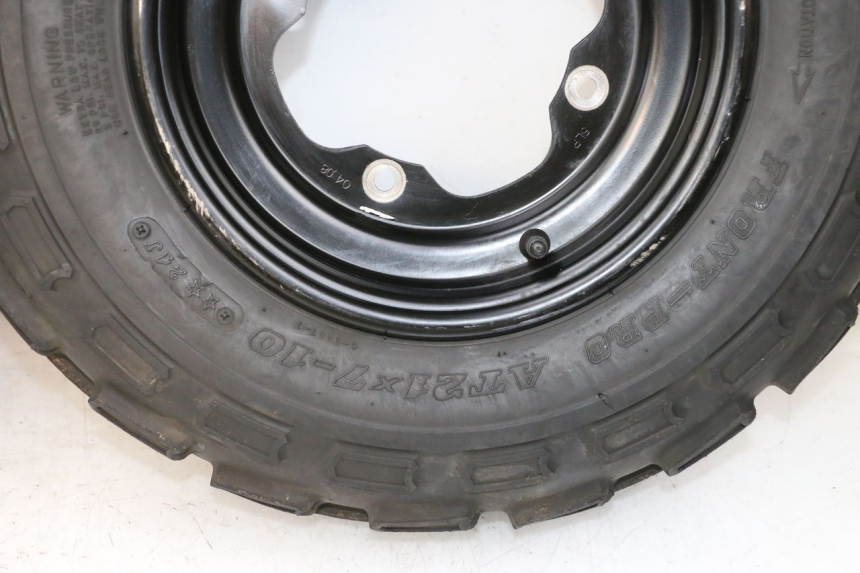 photo de FRONT RIM AND TIRE YAMAHA YFM R RAPTOR 250 (2008 - 2014) - High-resolution close-up