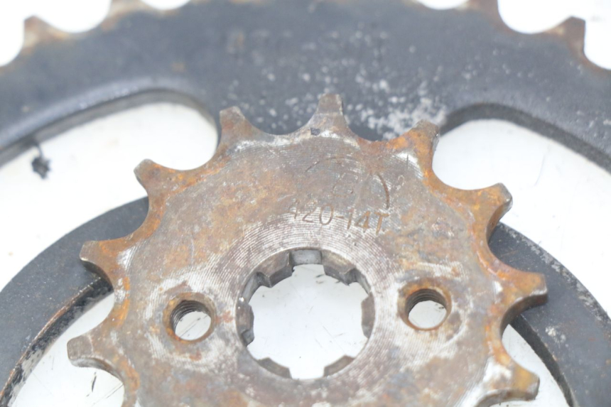 photo de CHAIN KIT LONCIN DIRT BIKE 125 - Component detail