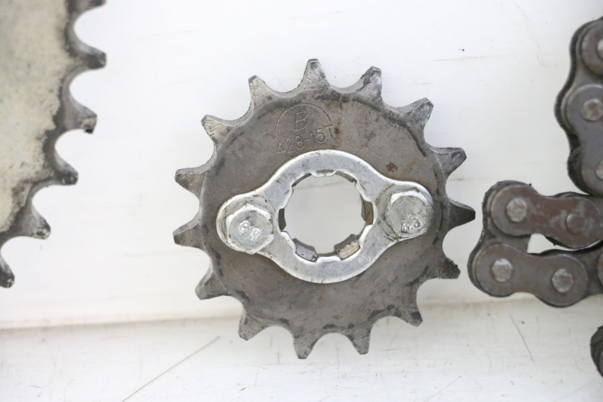 photo de CHAIN SPROCKET KIT KIDEN KD125-G 125 (2018 - 2022) - Surface and material condition