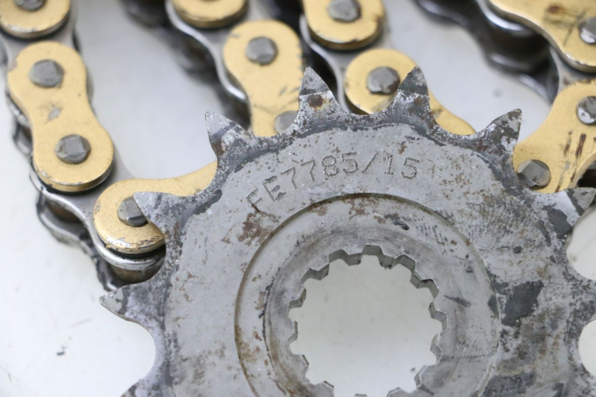 photo de CHAIN SPROCKET KIT KAWASAKI ZX-6R ZX6R 600 (2000 - 2002) - Zoom on usage condition