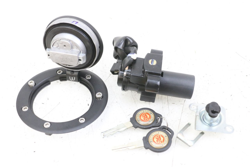 photo de LOCK SET KEY ROYAL ENFIELD SCRAM 411 (2022 - 2024) - Component detail