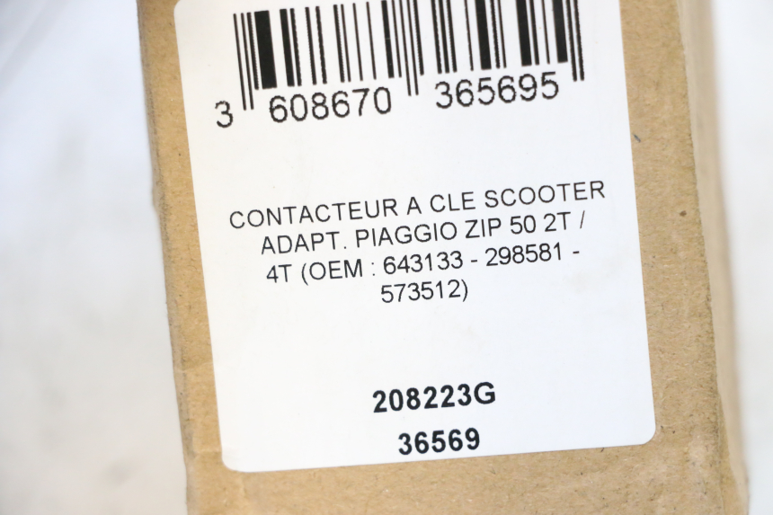 photo de LOCK KEY NEIMAN KIT PIAGGIO ZIP 4T 50 (2018 - 2020) - Zoom on usage condition