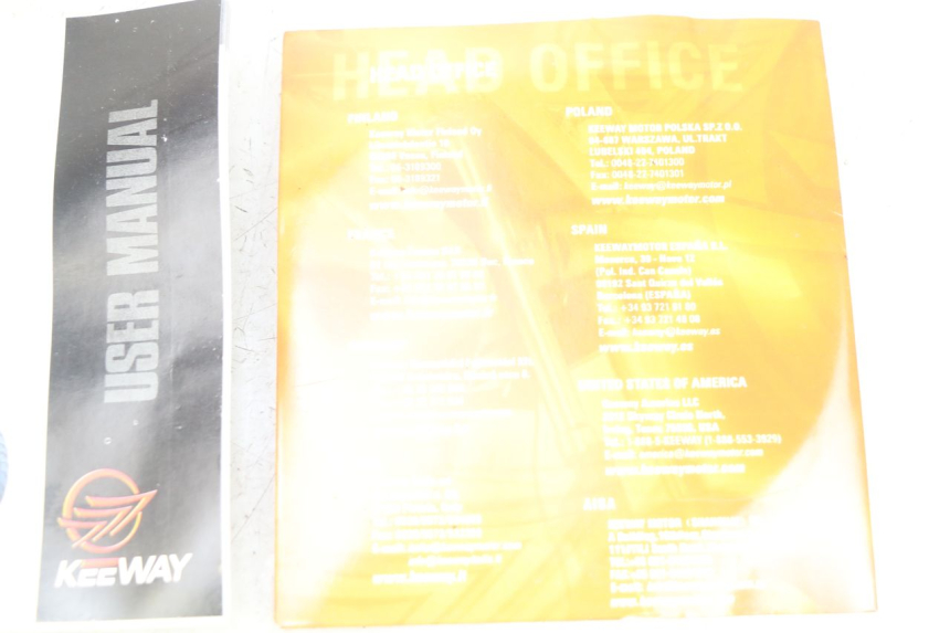 photo de USER MANUAL KEEWAY F-ACT FACT 50 (2006 - 2011) - Product overview
