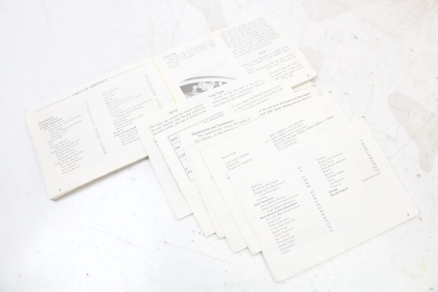 photo de USER MANUAL KAWASAKI GTR 1000 (1994 - 2004) - Component detail