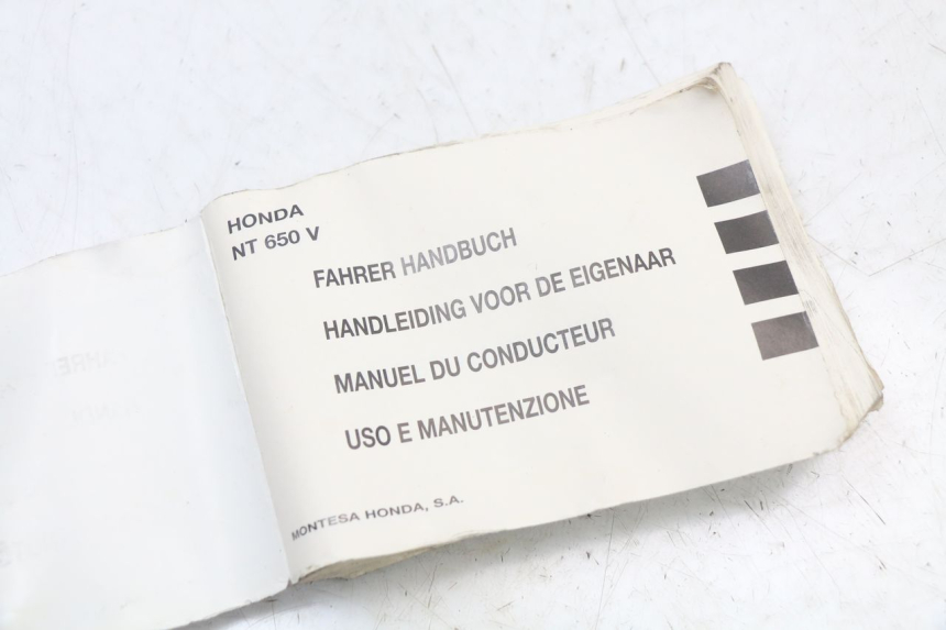 photo de USER MANUAL HONDA NTV DEAUVILLE 650 (1998 - 2001) - Component detail