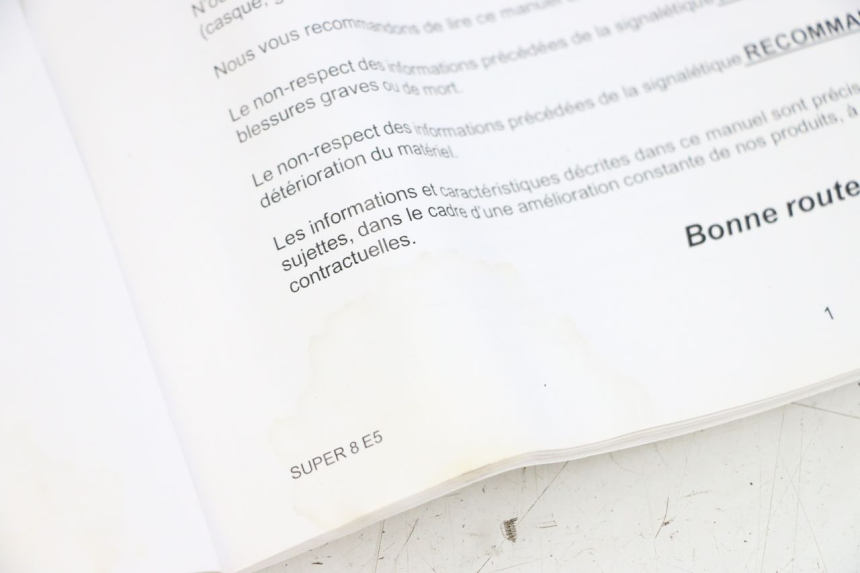 photo de USER MANUAL KYMCO SUPER 8 4T 50 (2021 - 2024) - Technical close-up