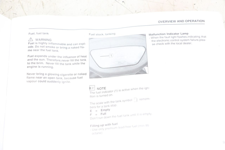 photo de USER MANUAL TNT MOTOR ROMA 10' 4T 50 (2019 - 2022) - Zoom on usage condition