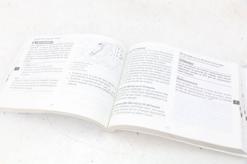 photo de USER MANUAL YAMAHA YFM R RAPTOR 90 (2017 - 2023) - Zoom on usage condition