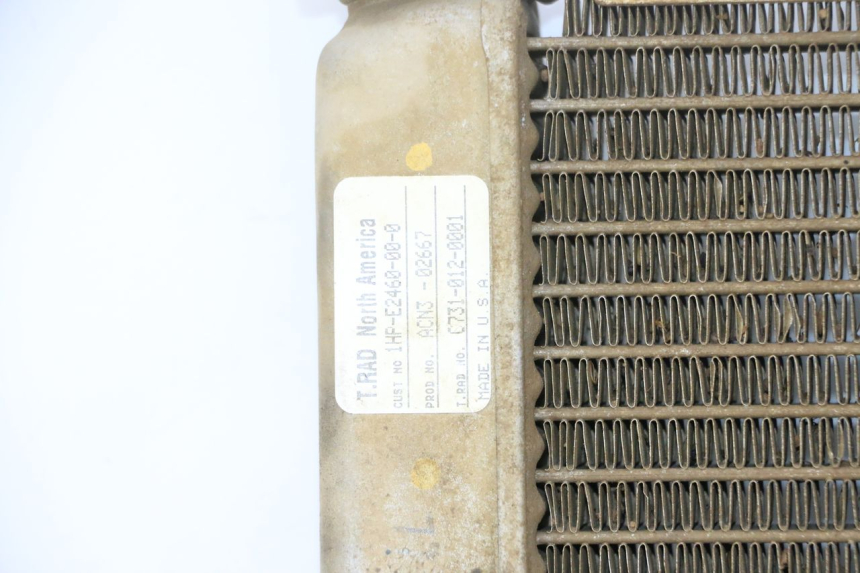 photo de COOLANT RADIATOR YAMAHA YFM GRIZZLY 550 (2008 - 2015) - Detailed visual inspection