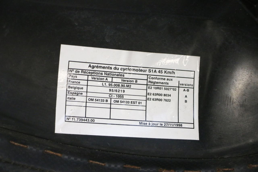photo de SEAT PEUGEOT TREKKER 50 (1995 - 2004) - Component detail