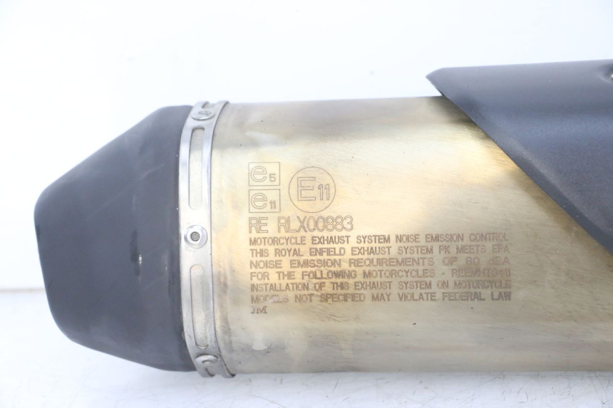 photo de EXHAUST SILENCER ROYAL ENFIELD HYMALAYAN 410 (2016 - 2023) - Distinctive features