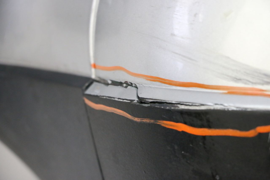 photo de LEFT SUITCASE HONDA NTV DEAUVILLE 650 (2001 - 2006) - Spare part profile view