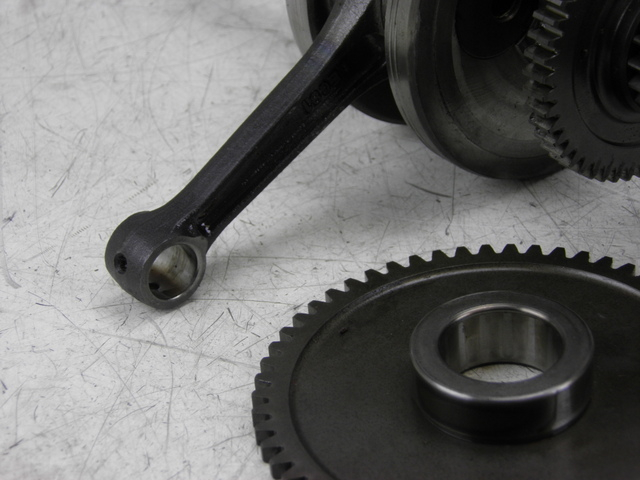 photo de CRANKSHAFT KYMCO QUANNON 125 (2007 - 2014) - Zoom on usage condition